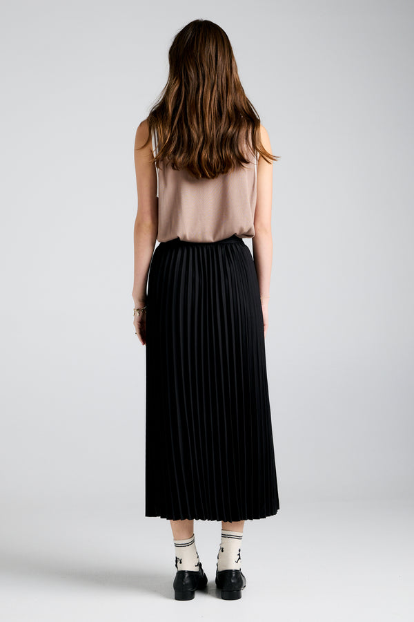 Karen Walker Sunray Pleated Skirt Black