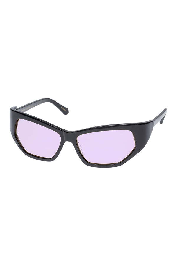 Karen Walker Superhero Black With Violet Tint