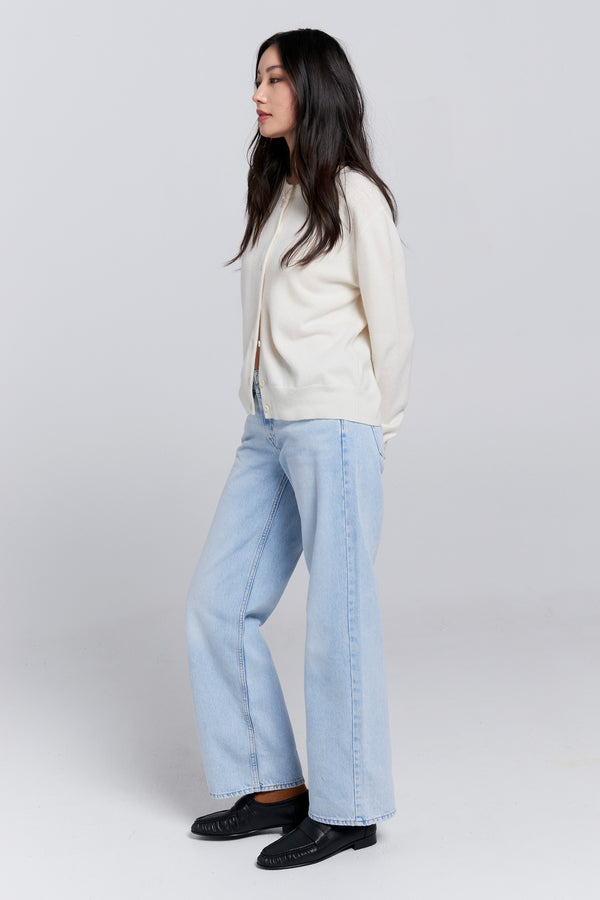 Karen Walker Superlow Loose Jeans Abraided Art