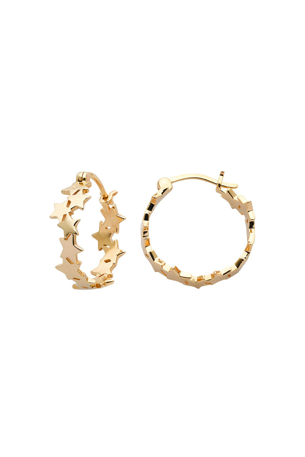 Karen Walker Supernova Hoops Gold