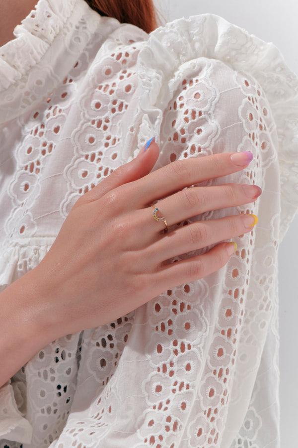 Karen Walker Surrealist Ring Gold