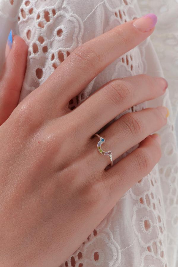 Karen Walker Surrealist Ring Silver