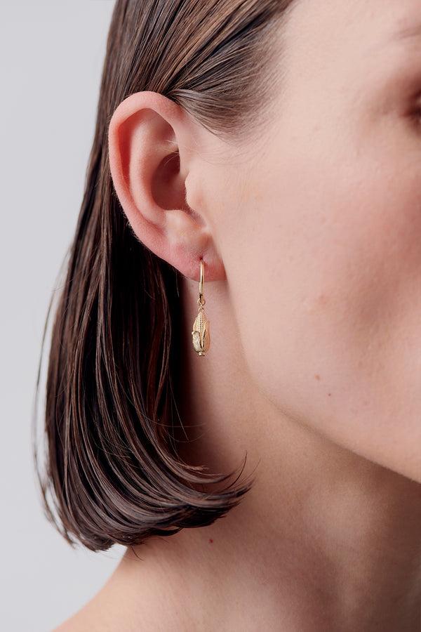 Karen Walker Sweet Corn Earrings Gold