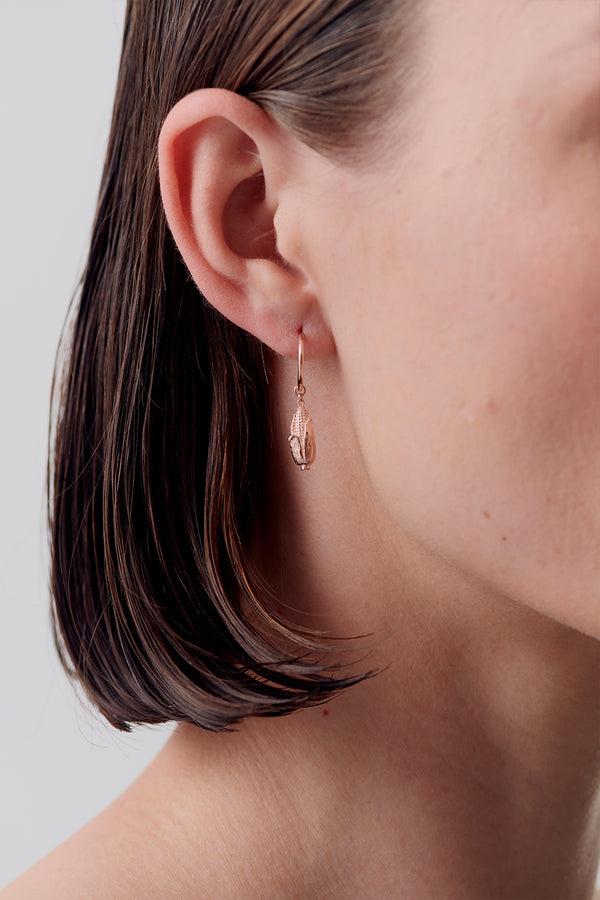 Karen Walker Sweet Corn Earrings Rose Gold