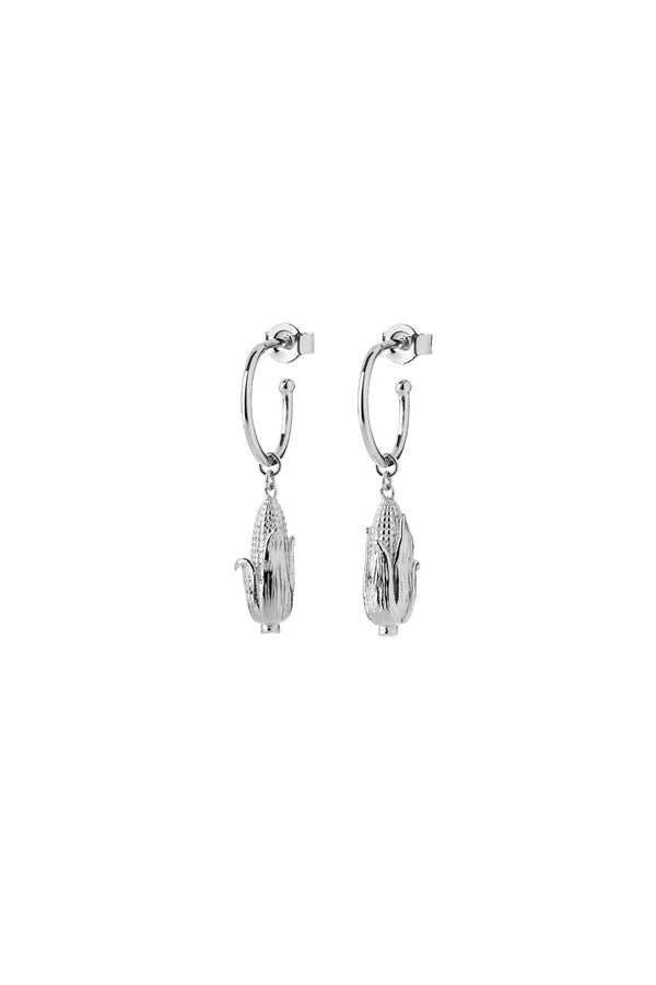 Karen Walker Sweet Corn Earrings Silver