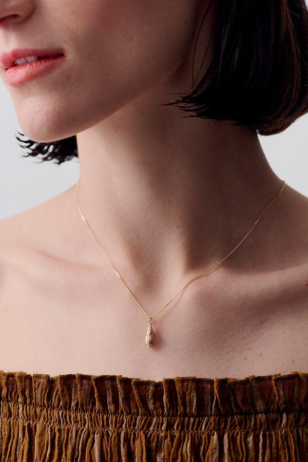 Karen Walker Sweet Corn Necklace Gold