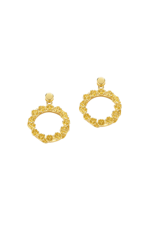 karen walker The League Earrings Gold