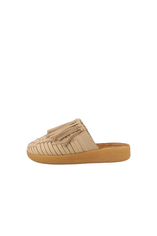 Karen Walker Thunderbird Thatch Mule Beige/Tan