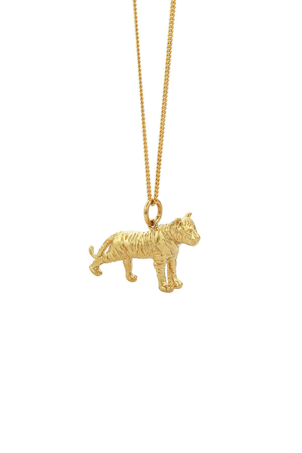 Karen Walker Tiger Necklace Gold