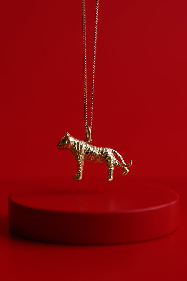 Karen Walker Tiger Necklace Gold