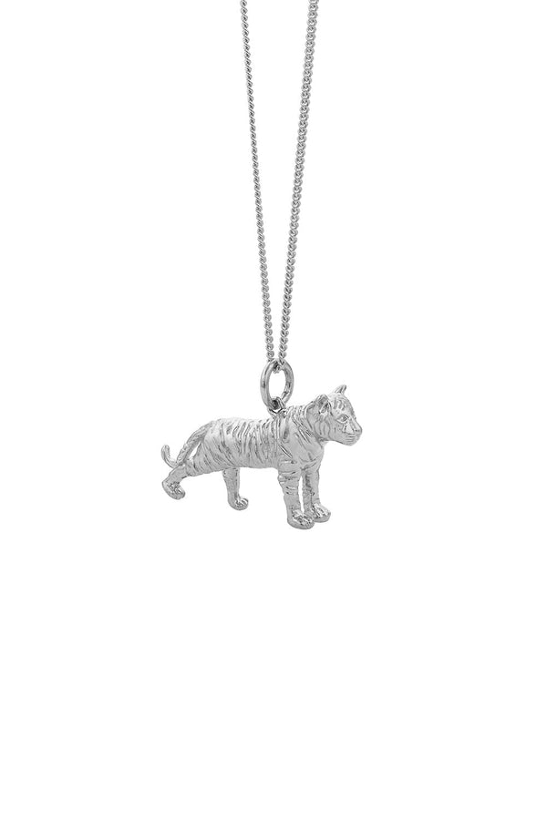 Karen Walker Tiger Necklace Silver
