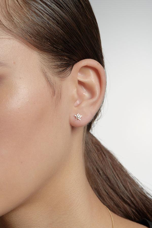 Karen Walker True Love Earrings White Gold