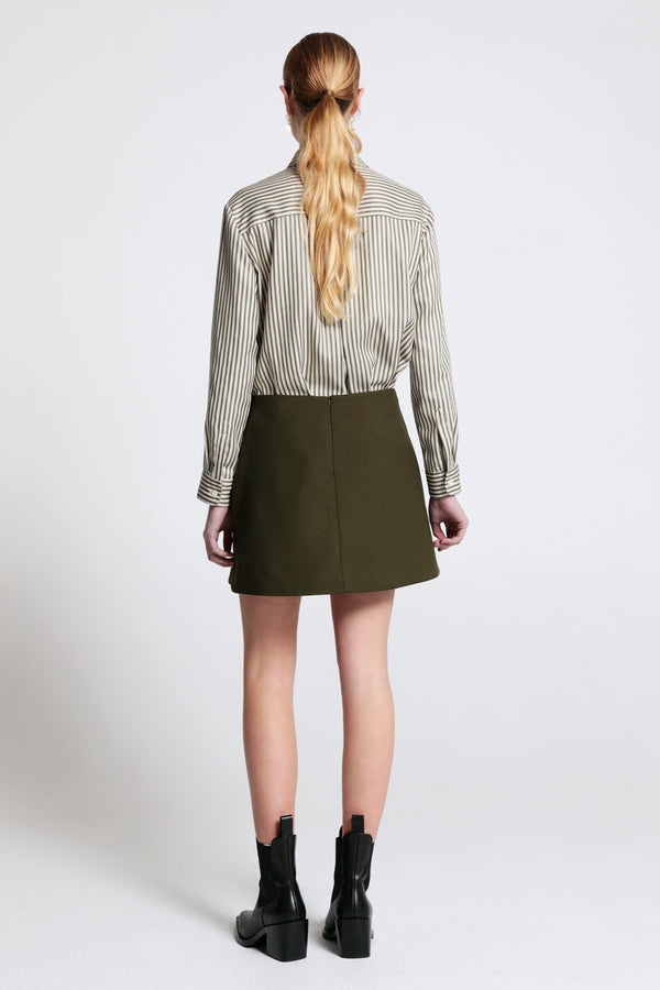 Karen Walker True Skirt Olive