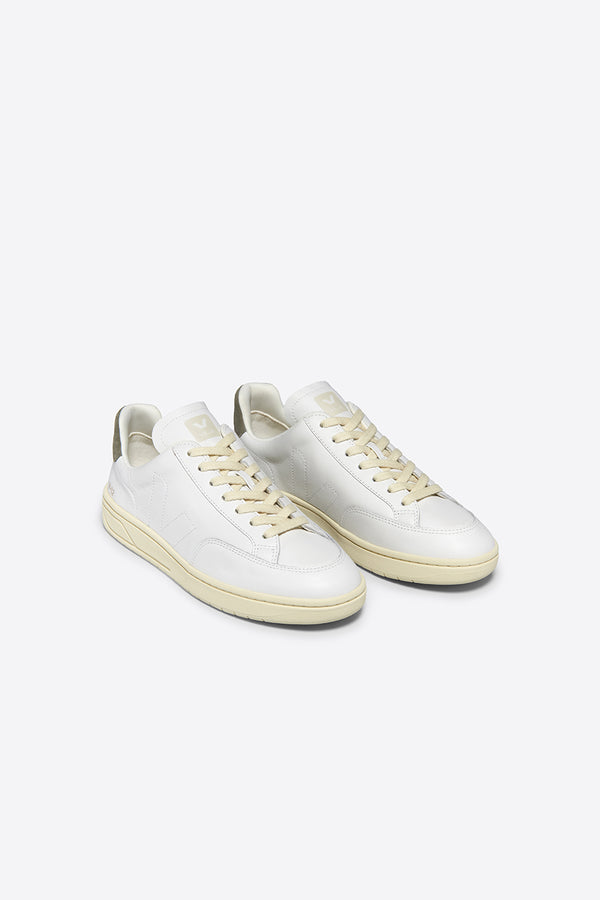 Karen Walker V-12 Stitch Extra White/White/Kaki