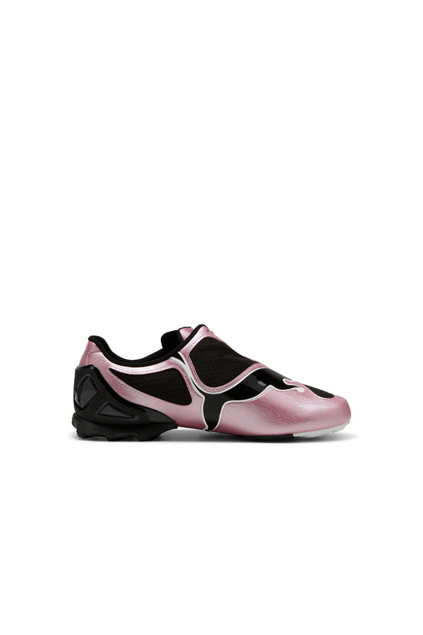 karen walker V-S1 Metallic Black/Poised Pink