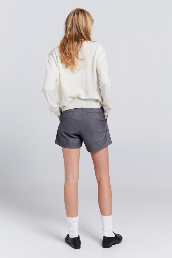 Karen Walker Vestige Shorts Charcoal