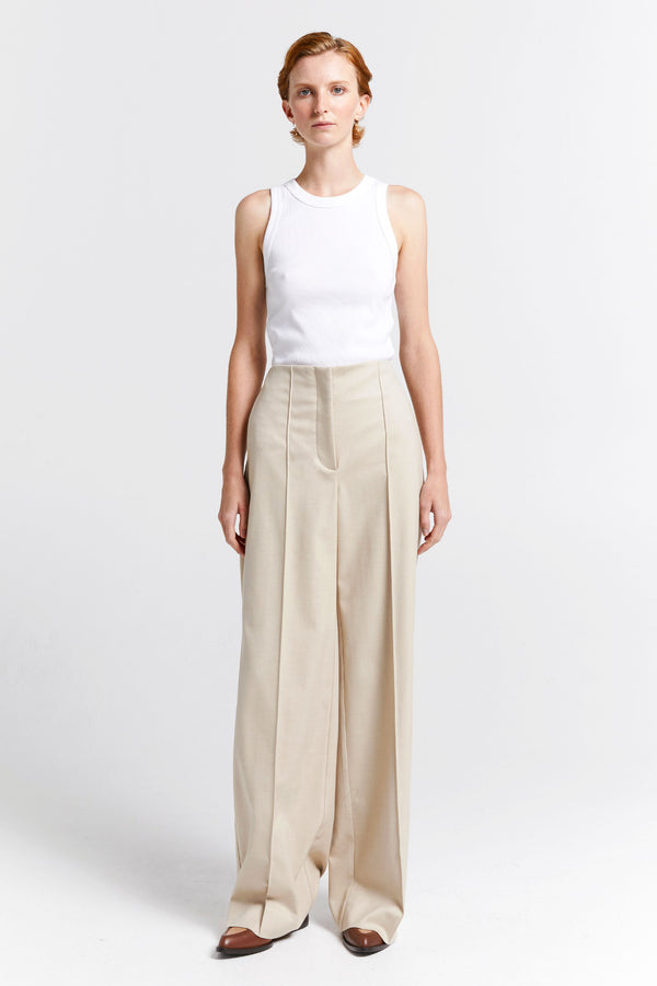 Karen Walker Vestige Trousers Natural