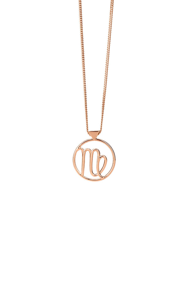 karen walker Virgo Necklace Rose Gold