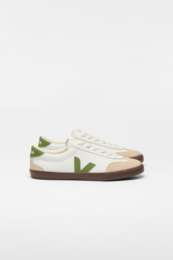Karen Walker Volley White/Kiwi/Bark