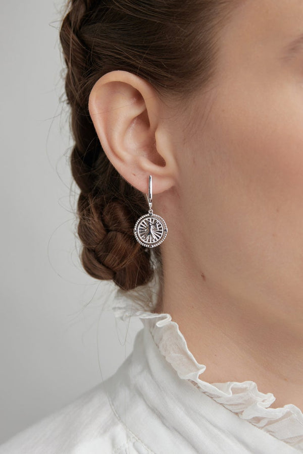 Karen Walker Voyager Earrings Silver