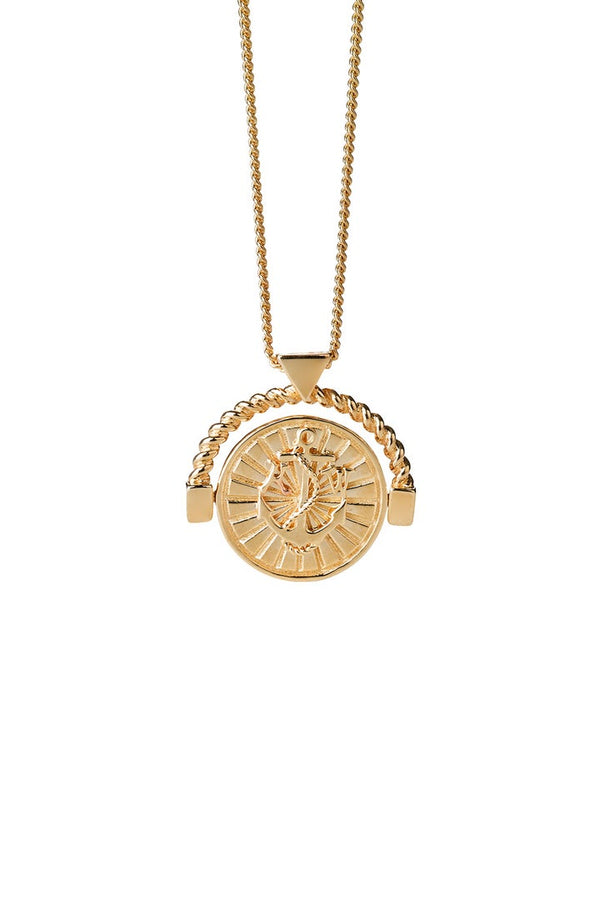 Karen Walker Voyager Spin Necklace Gold