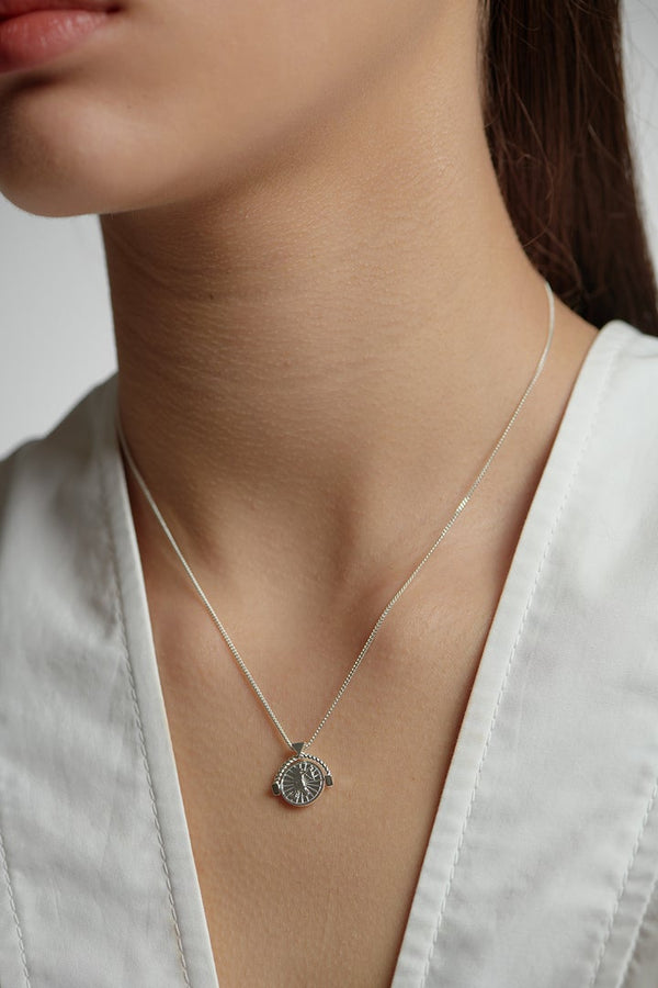 Karen Walker Voyager Spin Necklace Gold