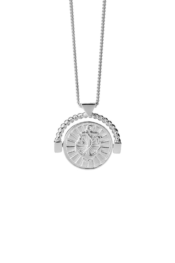 Karen Walker Voyager Spin Necklace Silver