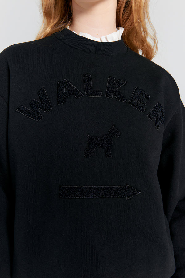 Karen Walker Walker Crewneck Sweatshirt Black