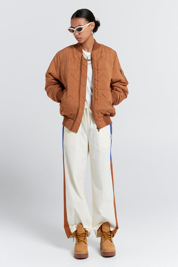 Karen Walker Walker Track Pants Cream Multi