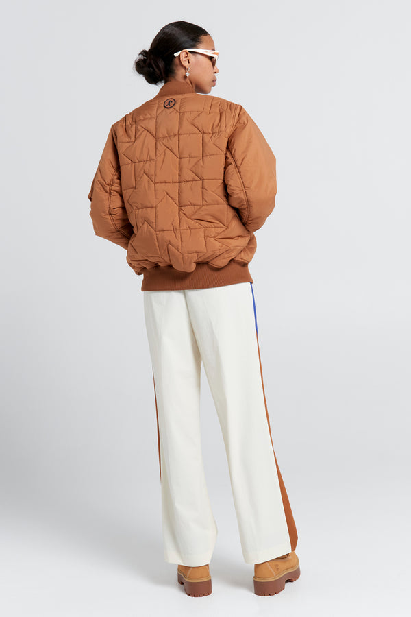 Karen Walker Walker Track Pants Cream Multi