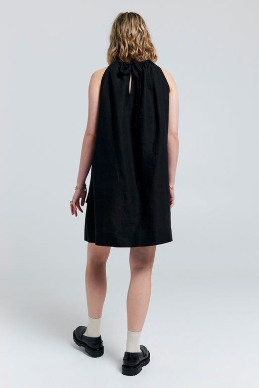 Karen Walker Wardian Bow Back Dress Black