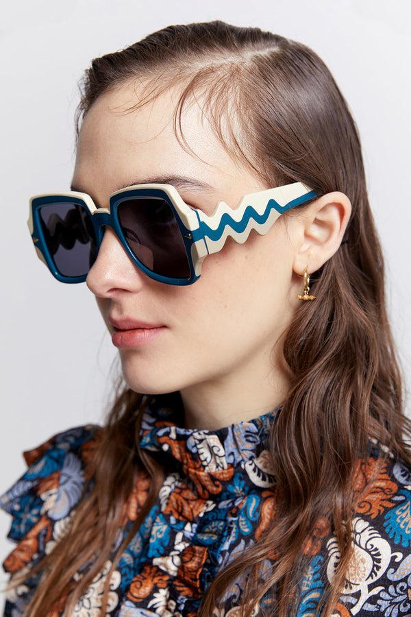 Karen Walker Wavy Ultra Ocean Triple