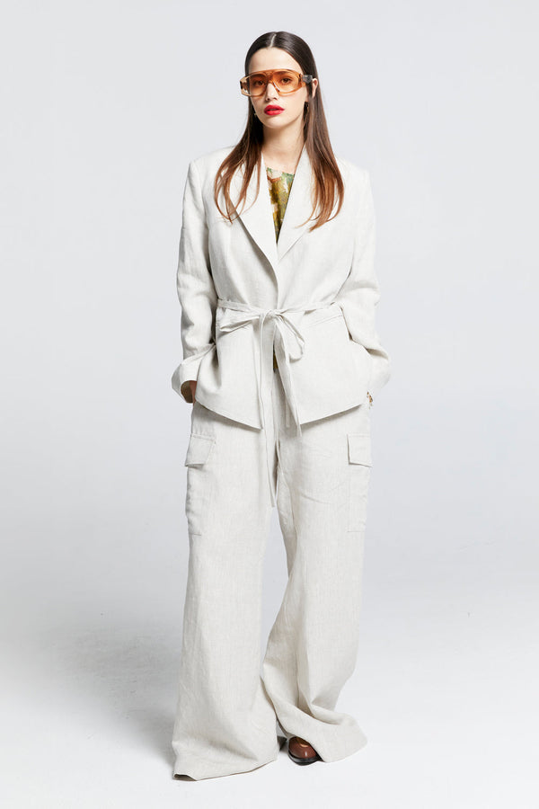 Karen Walker Wilderland Tie Jacket Natural