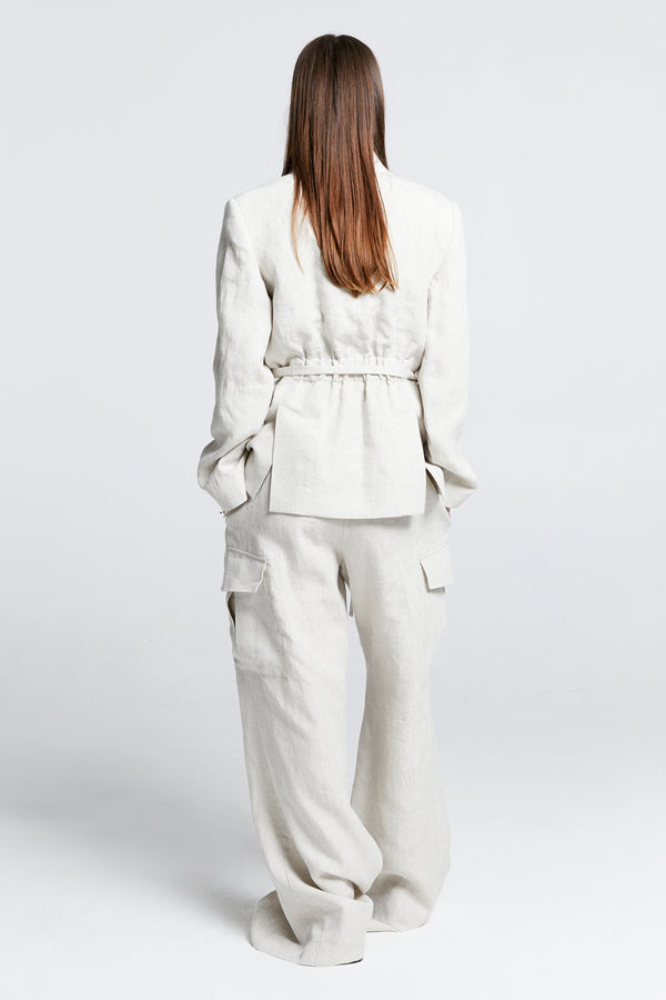 Karen Walker Wilderland Tie Jacket Natural