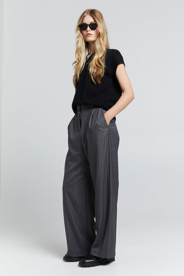 Karen Walker Workwear Trousers Charcoal