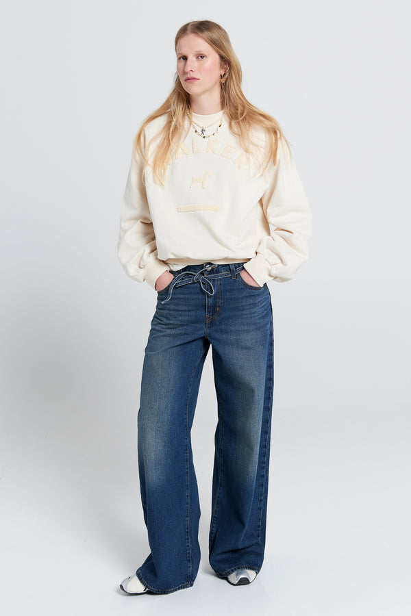 Karen Walker XL Straight Jeans Last Thursday Blue