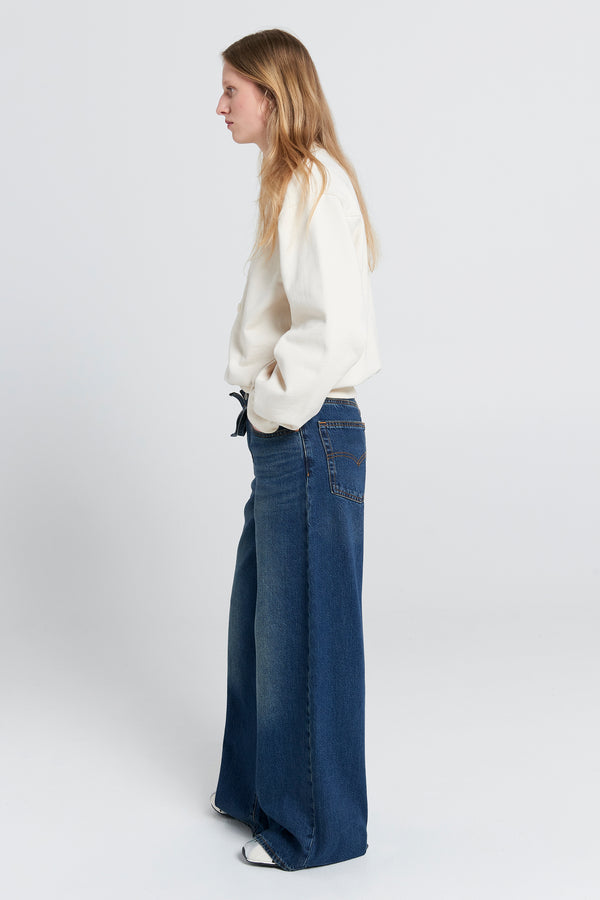 Karen Walker XL Straight Jeans Last Thursday Blue