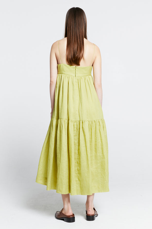 Karen Walker Zestful Dress Lime