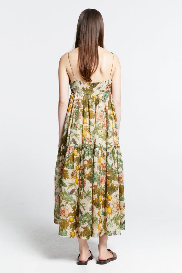 Karen Walker Zestful Dress Macadamia Multi
