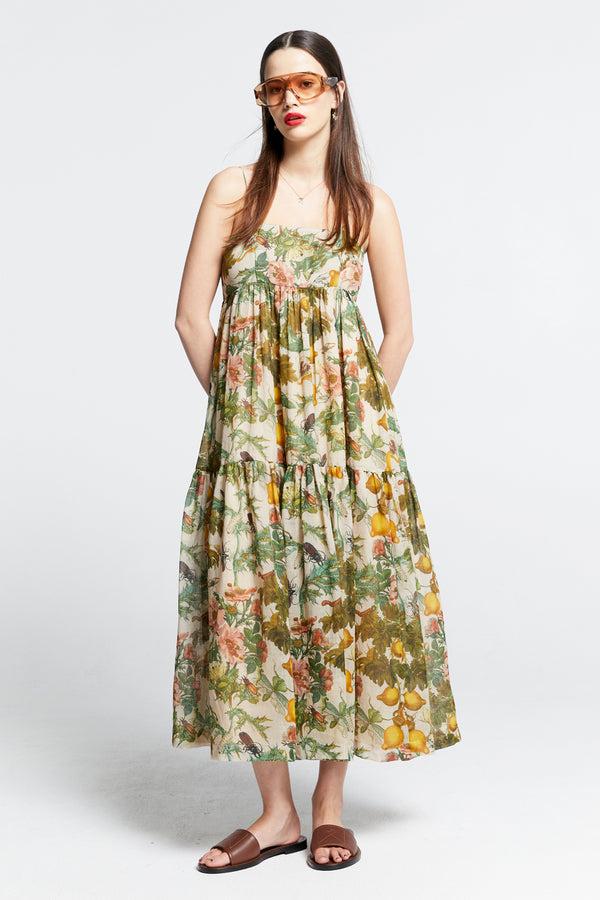 karen walker Zestful Dress Macadamia Multi