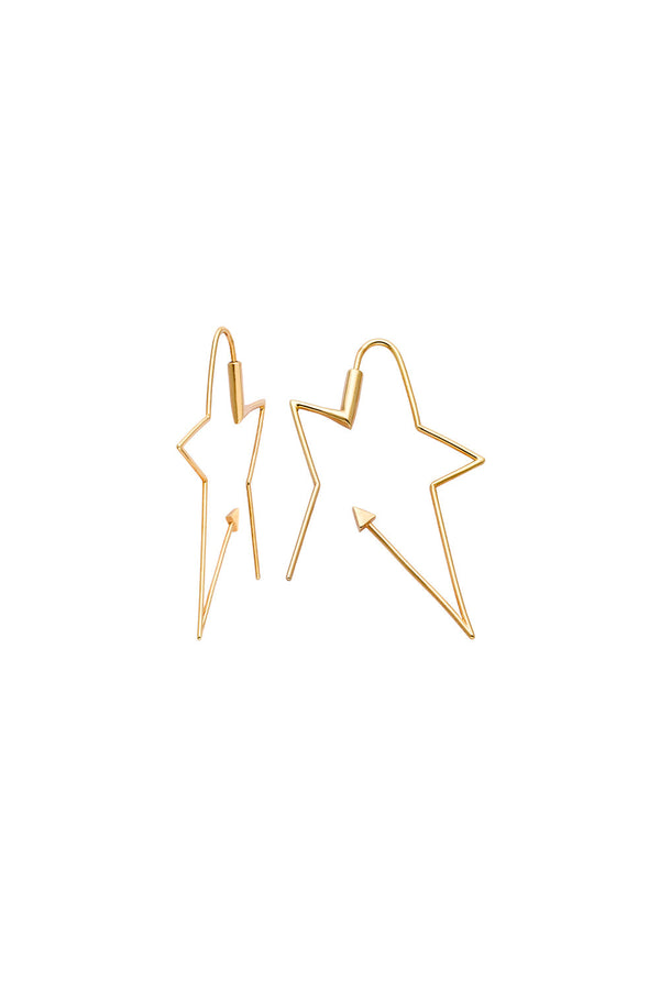 Karen Walker Ziggy Hoops Gold