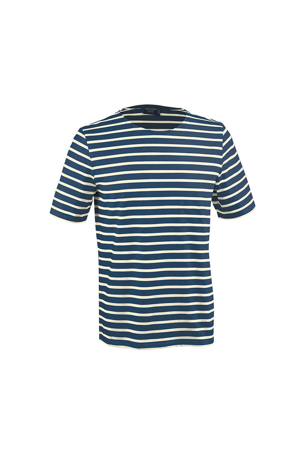 Karen Walker Levant Moderne Short Sleeve Striped Sailor Shirt