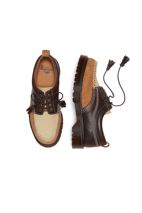 Karen Walker Lowell Shoe Dark Brown/Light Tan/Desert Brown