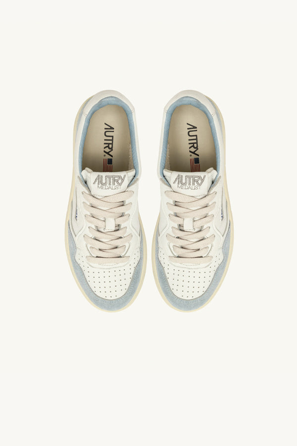 Karen Walker Medalist Low Sneakers White/Light Blue