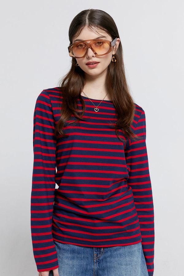 karen walker Minquiers Moderne Striped Sailor Shirt