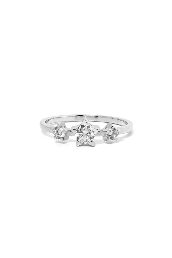 karen walker Paradise Ring White Gold White Diamond