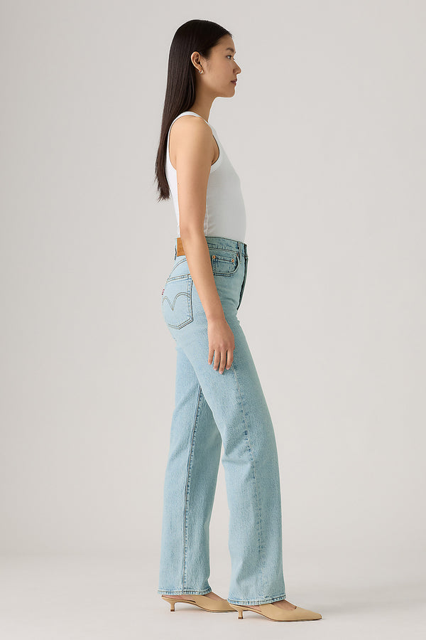 Karen Walker Ribcage Full-Length Jeans Blasted Stone Clean