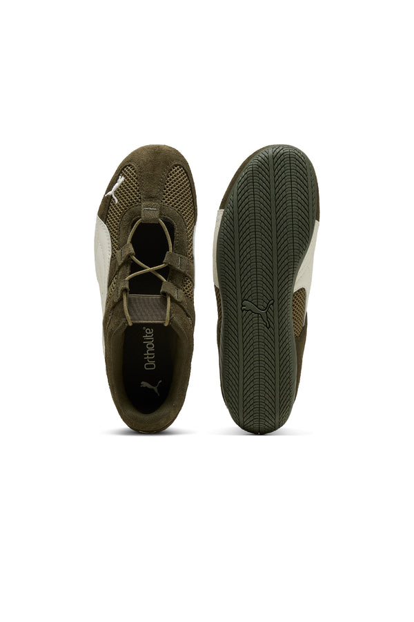 Karen Walker Speedcat Go Shoes Dark Olive/Warm White