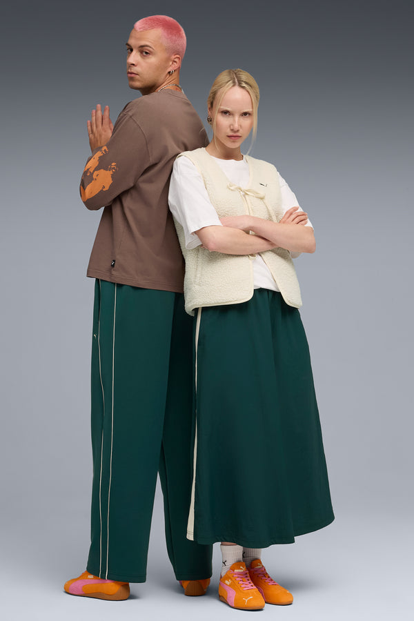 Karen Walker Speedcat OG Shoes Orange Glo/Poised Pink