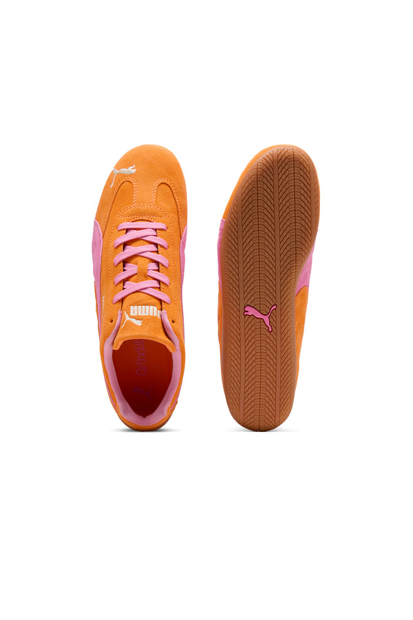 Karen Walker Speedcat OG Shoes Orange Glo/Poised Pink